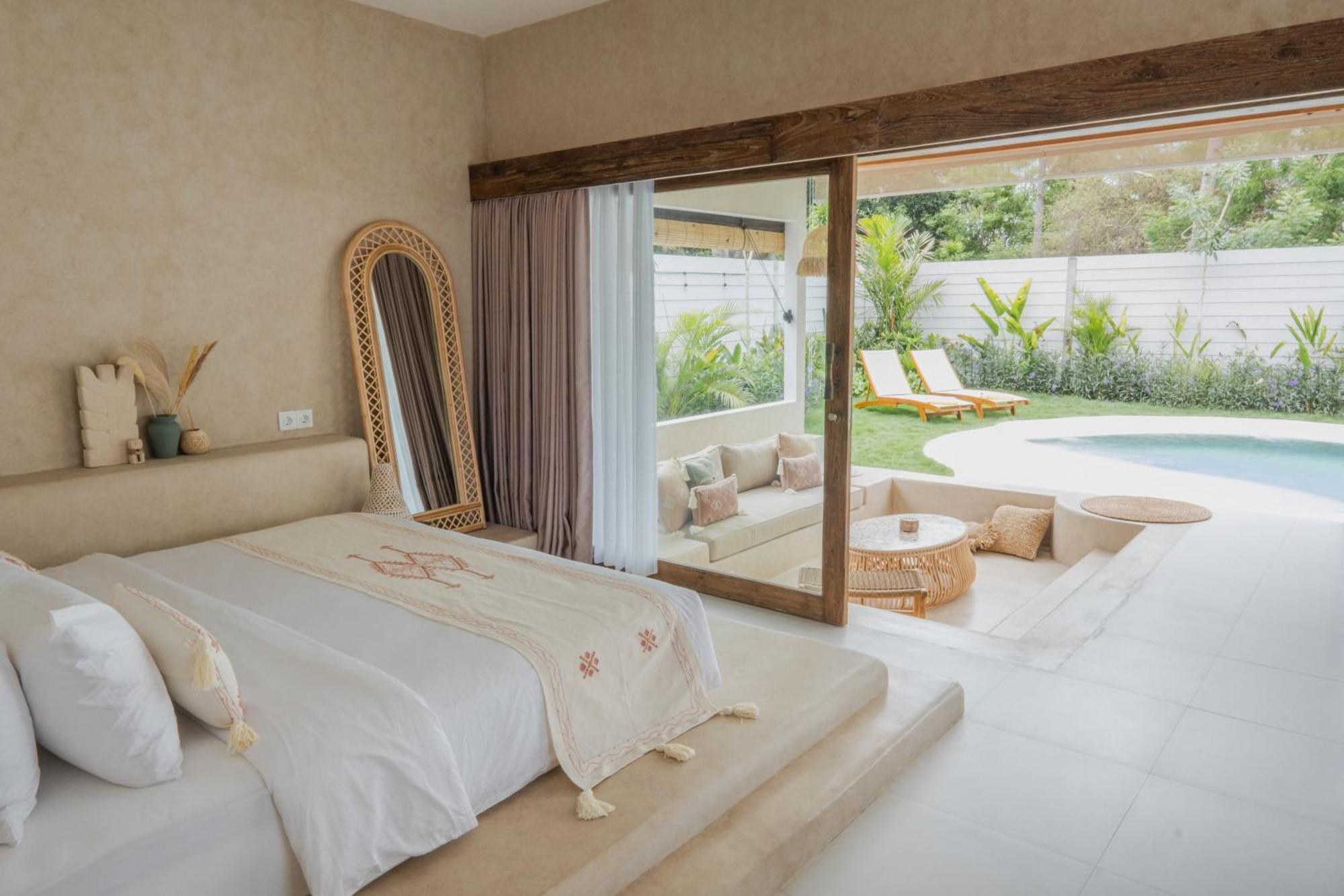 Gili Boho Villas - Aesthetic Private Pool Villas Гили Траванган Экстерьер фото